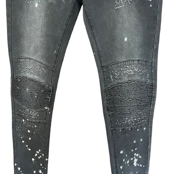 Switch Remarkable Black Jeans -nSlim Tapered Fit - Sz 32x30 -Excellent Condition - Picture 2 of 9